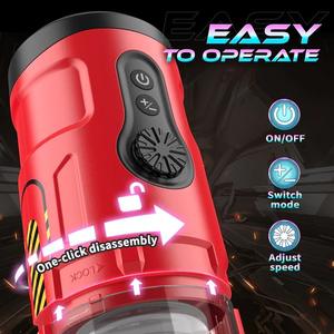 Fábrica Direta Automática Telescópica Rotação Masturbação Cup, Brinquedo Masculino Penis Trainer para Adultos - Product Image 3