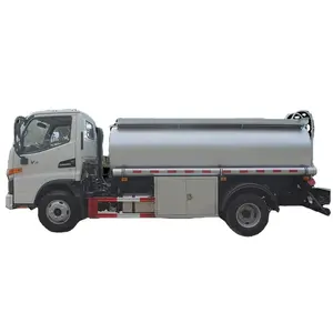 شاحنة ديزل JAC بحامل وقود 6000 لتر شاحنة تسليم وخزان مياه LHD RHD خزان وقود مخصص للشاحنات مع مضخة وقود لإعادة التزويد