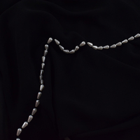 Haute qualité plaine Tudung perle perlée écharpe femmes musulmanes islamique châles écharpe Hijab foulards en mousseline de soie pour les femmes