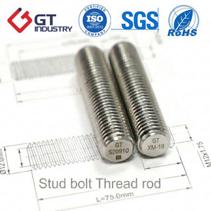 Varilla Roscada de Zinc Métrica para la Industria del Petróleo y Gas EN10204.3.1 DIN976 ASTM A193 <span class=keywords><strong>B5</strong></span>, Perno de Cabeza Cilíndrica para Industria Pesada - Product Image 5