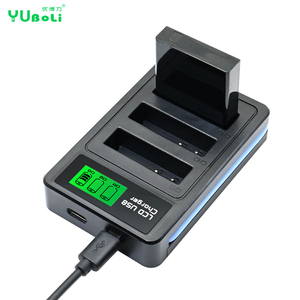 เครื่องชาร์จ USB แบบ 3 ช่องสำหรับแบตเตอรี่ <span class=keywords><strong>Panasonic</strong></span> DMW-S005 เครื่องชาร์จแบบสามช่อง Type-C สำหรับกล้องดิจิตอล <span class=keywords><strong>Lumix</strong></span> FX01 FX3 <span class=keywords><strong>FX7</strong></span> - Product Image 2