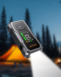 Démarreur de voiture 4 en 1 avec compresseur d'air 150 PSI, chargeur de batterie portable 7200 mAh, power bank, lampe torche LED - Product Image 5