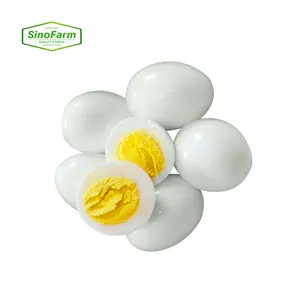 Fornecedor de ovos de codorna fábrica na China, ovo cozido de mesa comestível