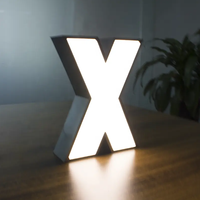 Letrero iluminado LED personalizado, iluminación 3D con cara iluminada, Letra de canal, logotipo, letrero de letra para exteriores e interiores