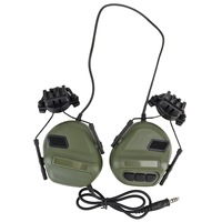 Casque IPSC de cinquième génération, casque de communication à réduction de bruit de style casque, couleur unie, sur l'oreille