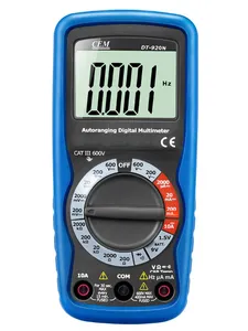 CEM DT-920N Digital Multimeter with Fully Automatic Range Digital Intelligent Anti-Burn Features