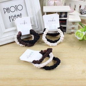 Coleteros de tela de alta elasticidad estilo coreano, juego de 3 piezas, accesorio para el cabello de uso diario - Product Image 1