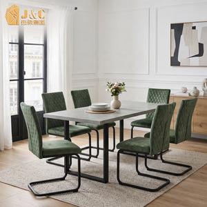 Bestseller Modernes Design Esszimmer-Sets Komplettes Esszimmer-Stuhl-Set Fabrik 4 6 8 <span class=keywords><strong>Kaffee</strong></span>-Stühle mit Komfortablen Sitzflächen - Product Image 1