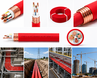 Câble de construction industriel à isolation minérale BTTYRZ haute flexibilité 4x4mm 0.6/1kV IP65 en cuivre pur toronné facile à poser