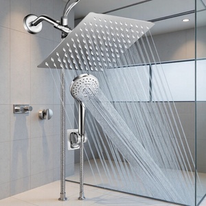 Ensemble de douche à effet pluie moderne en acier inoxydable SUS304, système mural haute pression pour projets hôteliers et d'appartements - Product Image 4