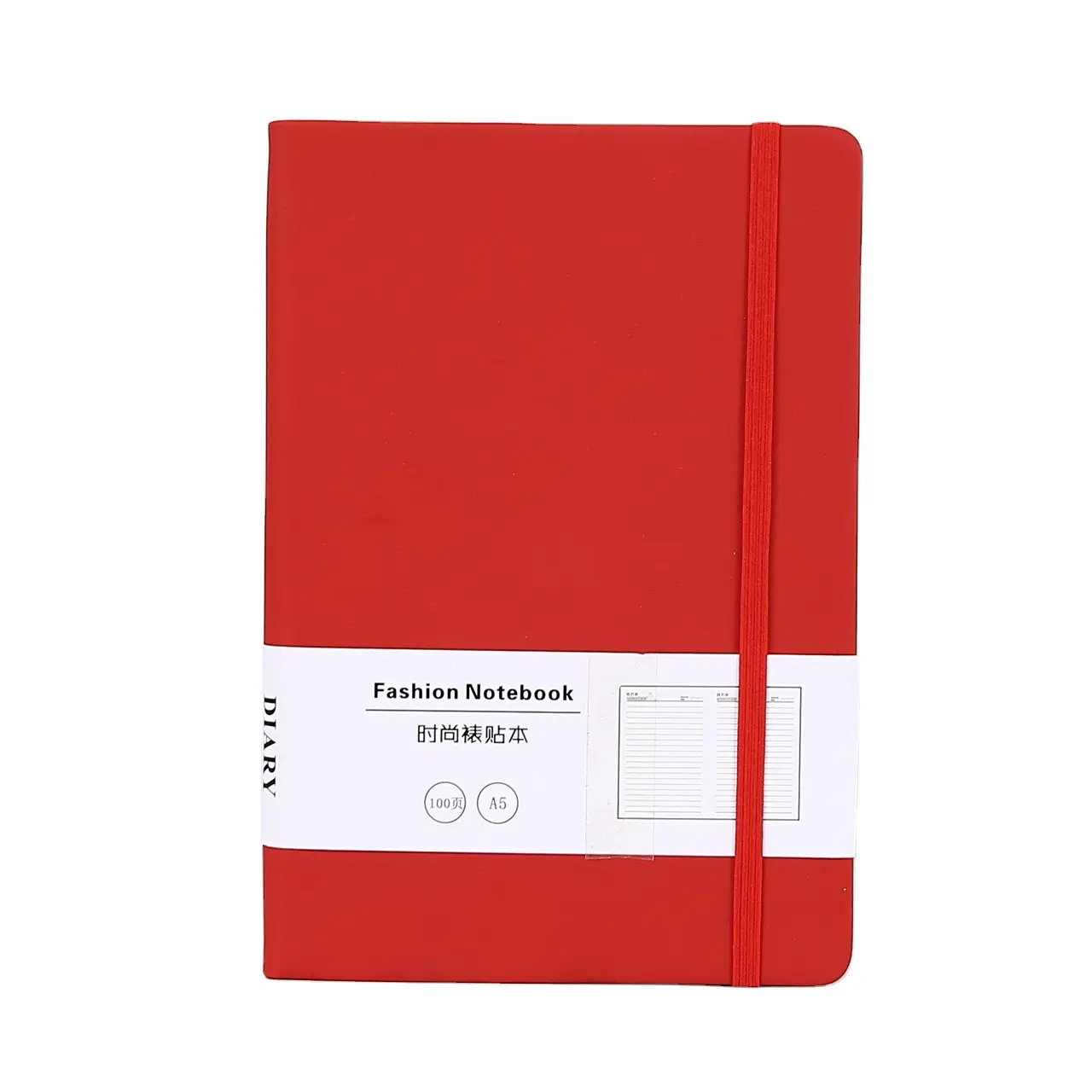 Miglior prezzo in pelle rossa piccolo taccuini personalizzati con copertina rigida personalizzata per Notebook rilegatura termica con Logo personalizzato stampato