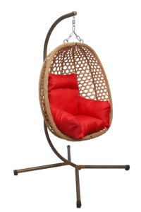 Haute Qualité Moderne Terrasse Rotin <span class=keywords><strong>Pliant</strong></span> Portable Oeuf Suspendu Chaise Stand Conception Personnalisée pour Extérieur Jardin Balcon pour Hôtels - Product Image 4