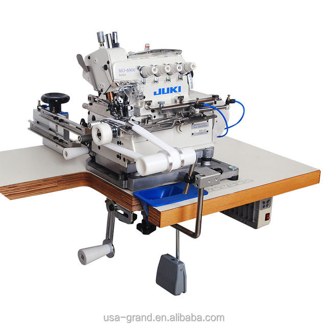 Semi-Auto Circular Collar Setter Auxiliary Device Bearing JUKI Overlock Machine Grand Sewing Machine Knit Manufacturing Plant