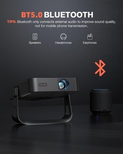 Siêu Mỏng 4K Mini Chiếu Với Wifi Và Bluetooth Có Bản địa 1080P Xách Tay LED LCD Thông Minh <span class=keywords><strong>Android</strong></span> Hiển Thị Dữ Liệu Máy Chiếu - Product Image 4