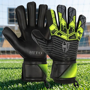 Gants de gardien de but professionnels neufs en cuir avec fermeture auto-agrippante, haute qualité à prix raisonnable - Product Image 2