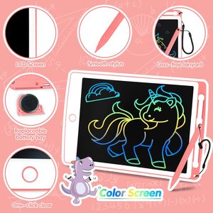 Tablette d'écriture électronique LCD pour enfants de 8,5 pouces, effacement en un clic, <span class=keywords><strong>bloc</strong></span>-<span class=keywords><strong>notes</strong></span> numérique avec fonction de verrouillage, <span class=keywords><strong>bloc</strong></span>-<span class=keywords><strong>notes</strong></span> de dessin - Product Image 4