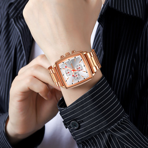นาฬิกาควอทซ์ผู้ชาย SKMEI หน้าปัดกลม แสดงวันที่แบบอนาล็อก สายสแตนเลสหรูหรา - Product Image 2
