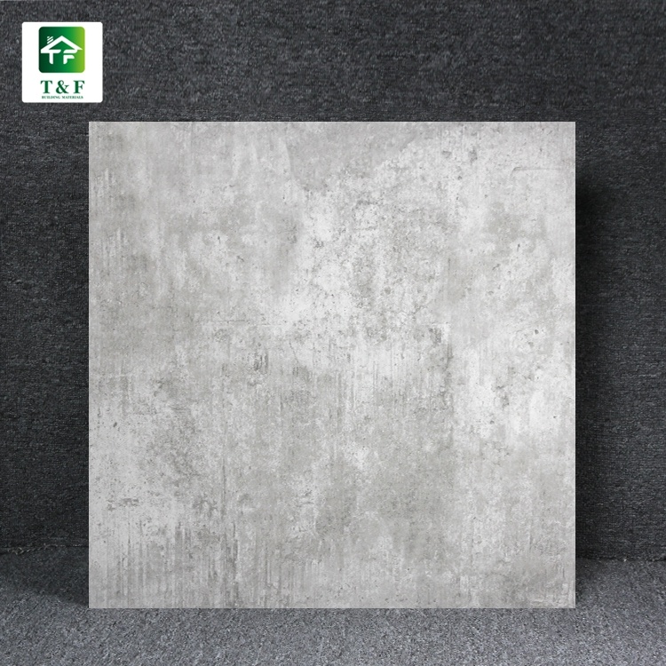 600x600 antideslizante cocina industrial baldosas de porcelana luz cemento gris mira cuerpo completo gris azulejo rústico