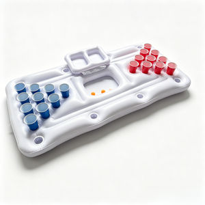 <span class=keywords><strong>Table</strong></span> <span class=keywords><strong>de</strong></span> billard gonflable pour jeux d'été, flotteur gonflable pour piscine, 4 balles <span class=keywords><strong>de</strong></span> <span class=keywords><strong>ping</strong></span>-<span class=keywords><strong>pong</strong></span>, 20 gobelets pour adultes - Product Image 1