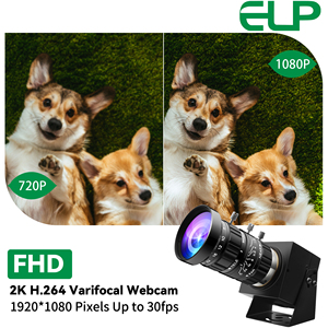 Caméra USB ELP Ultra Low Light CS 5-50mm avec <span class=keywords><strong>zoom</strong></span> optique 10X, H.264 HD 1080P HDR, vision nocturne couleur réelle, webcam - Product Image 4