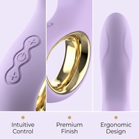 Vibrador, Juguete Sexual, Vibrador de Punto G para Mujeres, Varita de Masaje con Alimentación USB, Juguetes Sexuales para Adultos para la Masturbación, Dildo Vibrador
