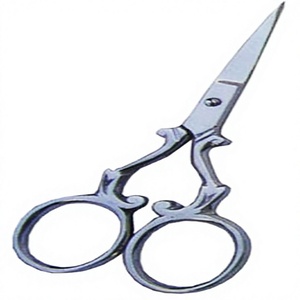 Ciseaux à cuticules professionnels écologiques en acier inoxydable, lames droites, mini, durables, pour droitiers, boîte de couleur - Product Image 1