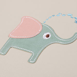 Álbum de Cuero PU Color Macaron Elegante con Bordado de <span class=keywords><strong>Elefante</strong></span>, <span class=keywords><strong>Libro</strong></span> de Fotos para Uso Diario y Regalo para Bebés - Product Image 3