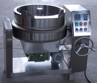 Chaudières de mélange chauffantes de 50 litres, chaudière industrielle à double enveloppe avec mélangeur, cuiseur électrique pour caramel