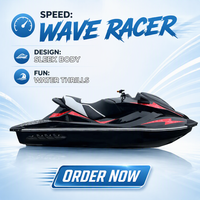 Perahu Motor & Speedboat Fiberglass Berkecepatan Tinggi untuk Dua Orang dengan Konsumsi Bahan Bakar Rendah untuk Olahraga dan Penggunaan Luar Ruangan