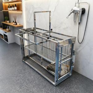 <span class=keywords><strong>Cage</strong></span> pour chien en métal pliable de luxe personnalisée en acier inoxydable 304 <span class=keywords><strong>Cage</strong></span> d'injection <span class=keywords><strong>Cage</strong></span> d'injection pour animaux de compagnie - Product Image 3