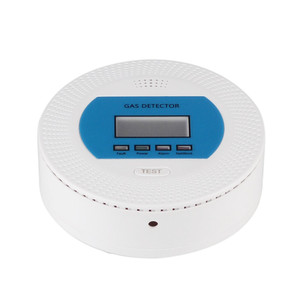 <span class=keywords><strong>Detector</strong></span> De Vazamento De Gás com Display LCD Bateria de Backup Dupla AC/LPG Detecção De Incêndio 230v Gás <span class=keywords><strong>Detector</strong></span> Home Kit com Válvula - Product Image 4