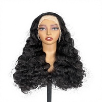 Perruques Lace Front Brun Clair Sans Colle Cheveux Humains Super Double Drawn Ondulées pour Femmes Haute Densité Durables Faciles à Porter