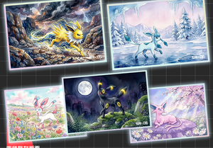 YQ Pokemoned Art Board – Carte à collectionner d'anime rare, sac surprise premium, impression couleur intégrale dessinée à la main, coffret cadeau - Product Image 4