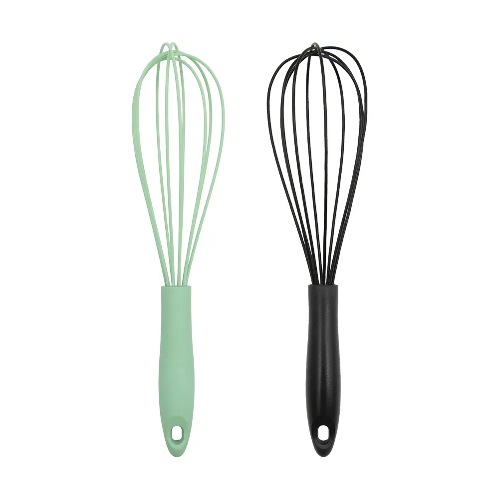 1 pcs kitchen silicone egg whisk egg beater egg mixture mixing goods 2 inch heat resistant kitchen whisk