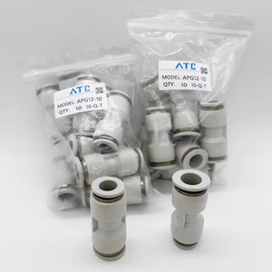 Conector de tubo reductor recto Airtac APG6 4 8 6 APG10 6 APG12 8 APG16 12 Accesorios neumáticos de plástico - Product Image 4