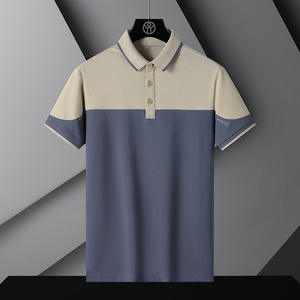 <span class=keywords><strong>Polo</strong></span> da Uomo in Cotone 100% Vestibilità Regolare Stile Formale con Stampa a Fiocchi e Tessuto in Jersey Lavorato a Maglia per l'Estate - Product Image 4