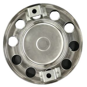 Cubo de rueda universal de acero inoxidable para autobús y camión, tapa de lujo de 22,5 pulgadas - Product Image 6