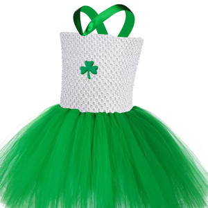 Tutu <strong>Dress</strong> <strong>St</strong> <strong>Patricks</strong> <strong>Day</strong> Sleeveless Baby Girl Outfit With Headband Festival Party <strong>Dress</strong> - Product Image 4