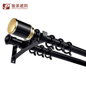 Rail de rideau romain silencieux en aluminium monocouche personnalisable de 6 m, de luxe, pour la <span class=keywords><strong>d</strong></span>écoration de la maison, avec installation facile - Product Image 1