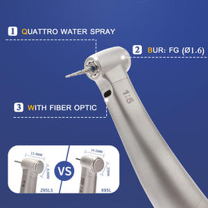 AI-Z loạt 1:4.2/1:5/1:1/4:1 thẳng nha khoa Contra góc tốc độ thấp tay khoan cho quang e-loại điện micromotor thiết bị - Product Image 4