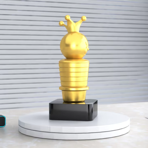 مخصص الطراز الحديث شخصية كأس المهرج الحرف اليدوية المعدنية الصب تماثيل مهرج تمثال تذكار - Product Image 6
