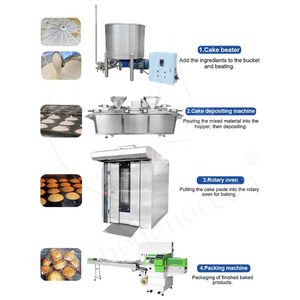 Ligne de production OCEAN Mini Custard Bake Cupcake Machine à gâteau laitier éponge a <span class=keywords><strong>Cake</strong></span> <span class=keywords><strong>Et</strong></span> Madeleines - Product Image 2