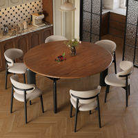 Ensemble de table à manger extensible de style moderne avec pieds en bois pour la maison, la cour, l'hôtel, fabriqué en pierre frittée, écologique et durable