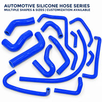 Kit de Tuyaux de Refroidissement en Silicone Renforcé Flexible Haute Performance pour Turbocompresseur et Radiateur Automobile