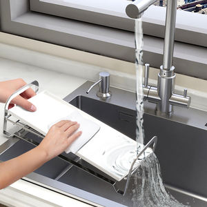 Escurridor de Platos Ecológico de Acero Inoxidable, Organizador de Almacenamiento para Gabinetes de Cocina, Soporte para Especias, Portavasos, Porta Cubiertos, Tenedores y Cucharas - Product Image 4