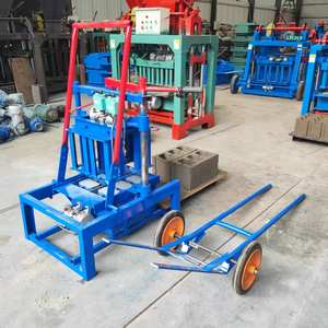 Macchina Multifunzione Manuale per la Produzione di Mattoni con Motore, Facile da Usare, Macchina per Blocchi di Cemento e Calcestruzzo - Product Image 6