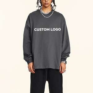 2026 New Classic Crewneck Sweatshirt 100% Cotton Premium Casual <b>Pullover</b> <b>for</b> <b>Men</b> Women ODM Daily Streetwear Outfit - Product Image 1