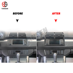 Autocollant pour console centrale de voiture pour <span class=keywords><strong>BMW</strong></span> <span class=keywords><strong>X5</strong></span> E53 2000 2001 2002 2003 <span class=keywords><strong>2004</strong></span> 2005 2006 Accessoires - Product Image 3
