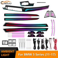 Kit d'éclairage d'ambiance LED dynamique pour tableau de bord Galaxy F10 pour BMW Série 5 F11 F18 2011-2017, éclairage d'atmosphère étoilée intérieur