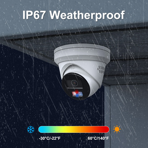 Caméra IP OEM 5MP PoE de sécurité, tourelle extérieure PoE, F1.6 VCA MD 2.0, double éclairage IR et couleur, WDR 130 dB, H.265+ IP - Product Image 5